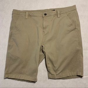 Kavu Khaki Shorts, Size 38